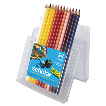 Prismacolor® Scholar Colored Pencil Set, 3 Mm, 2b (#2), Assorted Lead-barrel Colors, 24-pack freeshipping - TVN Wholesale